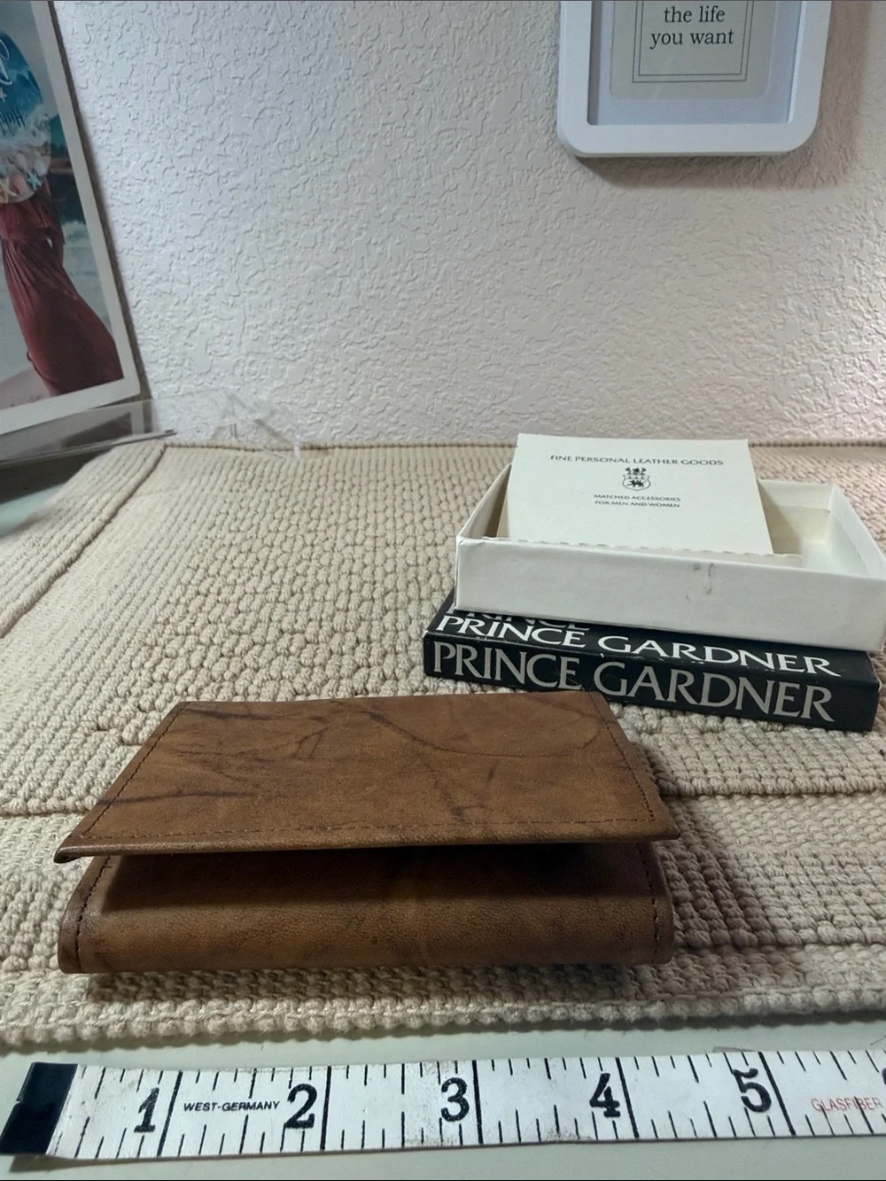 Vintage Prince Gardner Full Grain Cowhide Leather New in box